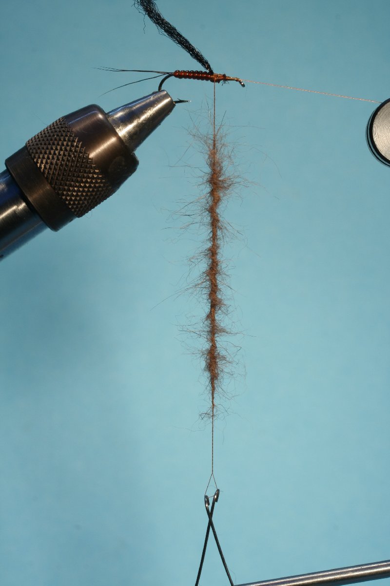 Dubbingschlaufe spinnen
