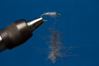 Fibern in Schlaufe spinnen
