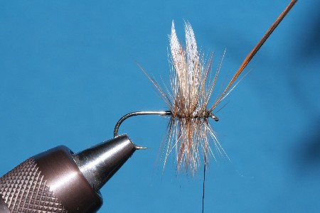zweite Hechel fertig binden