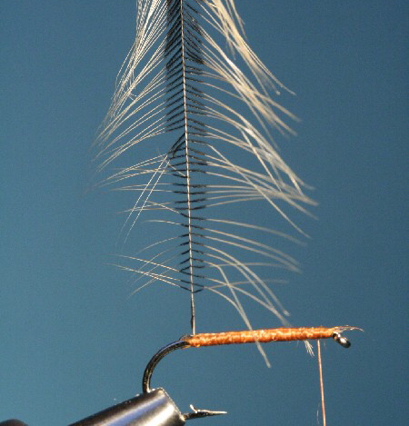 Hechel mit Spitze einbinden
