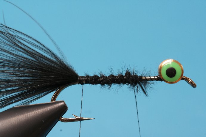 Marabou auf Hakenschenkel binden