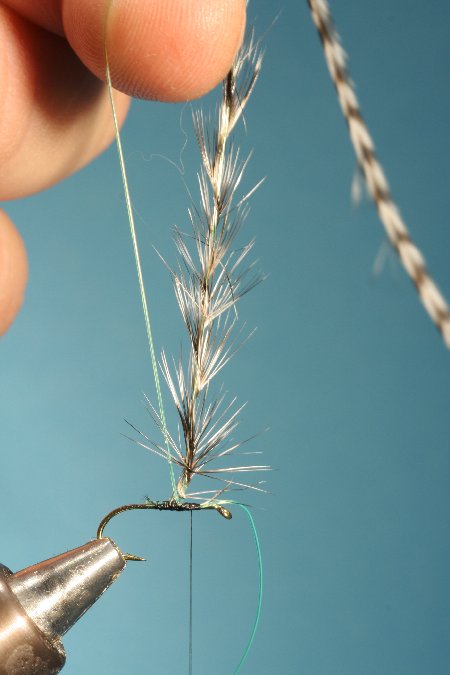Hechel fertig eingewickelt