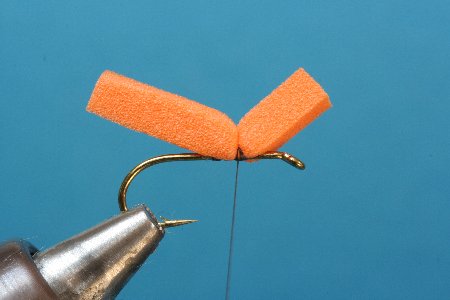 Post auf Hakenschenkel einbinden