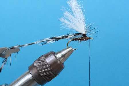 Hechel mit Klemme weiterwickeln