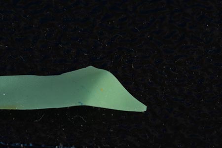 Latexstreifen schr�g abschneiden