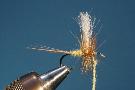 Fliege mit Kreuzhechel binden