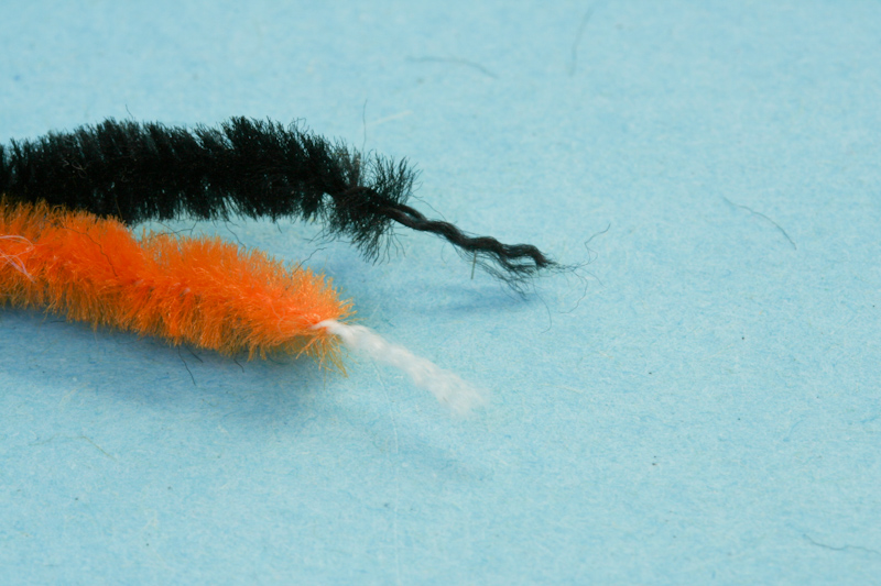 Worm Chenille vorbereiten