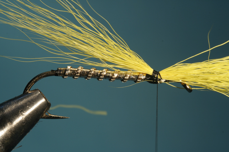 erstes Bucktail B�schel einbinden